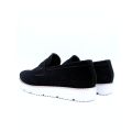 Premium Black  suede Loafers with White foamy Sole – Stylish & Comfortable Casual Shoes for Men. 