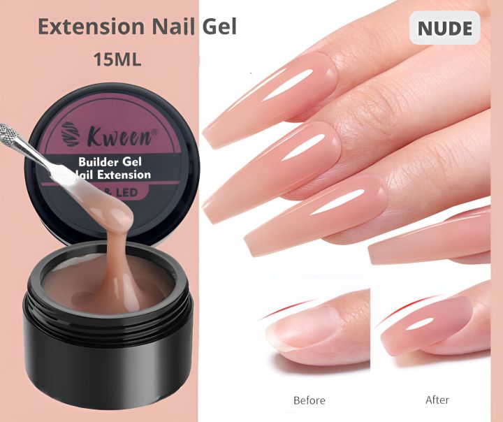 Kween%2015%20ml%20Builder%20Gel%20for%20Gel%20Nails,%204-in-1%20Nail%20Extension%20Gel%20Glue%20Nail%20Strengths%20Nail%20Manicure,%20UV%20Builder%20Gel%20Nail%20Gel%20Builder%20Poly%20Nail%20Quick%20Extension%20Building%20-%20Image%207