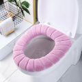 2 Pieces Toilet Seat Cover Household Products Plush Thickened Warm Winter Men's And Women's Bathroom Special. 