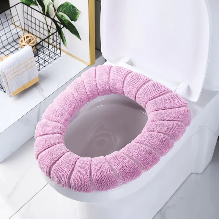 2%20Pieces%20Toilet%20Seat%20Cover%20Household%20Products%20Plush%20Thickened%20Warm%20Winter%20Men's%20And%20Women's%20Bathroom%20Special%20-%20Image%204