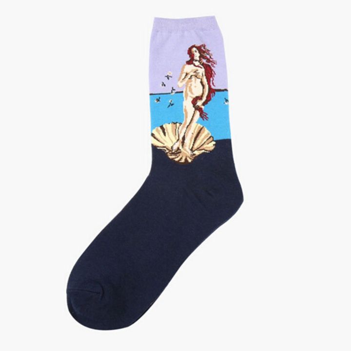 Fashion%20Cotton%20Funny%20Retro%20Print%20Socks%20/%20Western%20Mona%20Lisa%20Kiss%20Oil%20Painting%20Retro-classical%20Series%20Couple%20Sock%20/%20Comfortable%20Spring%20Summer%20Autumn%20Winter%20Breathable%20Soft%20Cotton%20High%20Socks%20/%20Middle%20Tube%20Daily%20Casual%20&%20Work%20Socks%20/%20perfect%20For%20Women%20&%20Men%20-%20Image%202