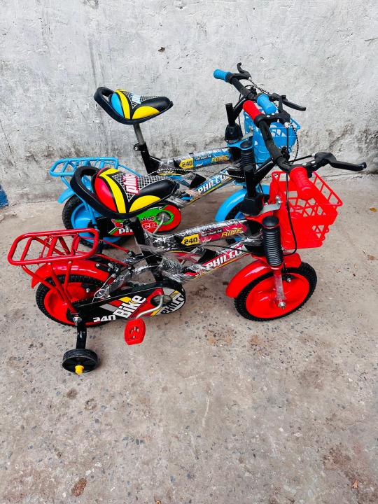12"%20Inch%20Kids%20Cycle%20With%20Brakes%20Supporting%20Wheels%20&%20Front%20Basket%20%20For%20Unisex%20MultiColors%20-%20Image%206