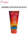 Glamorous Face Sunscreen Lotion , Sunblock Broad Spectrum SPF 60+, Water-Resistant, Sun & Environmental Aggressor Protection SPF 60 UVA UVB 150ml.. 