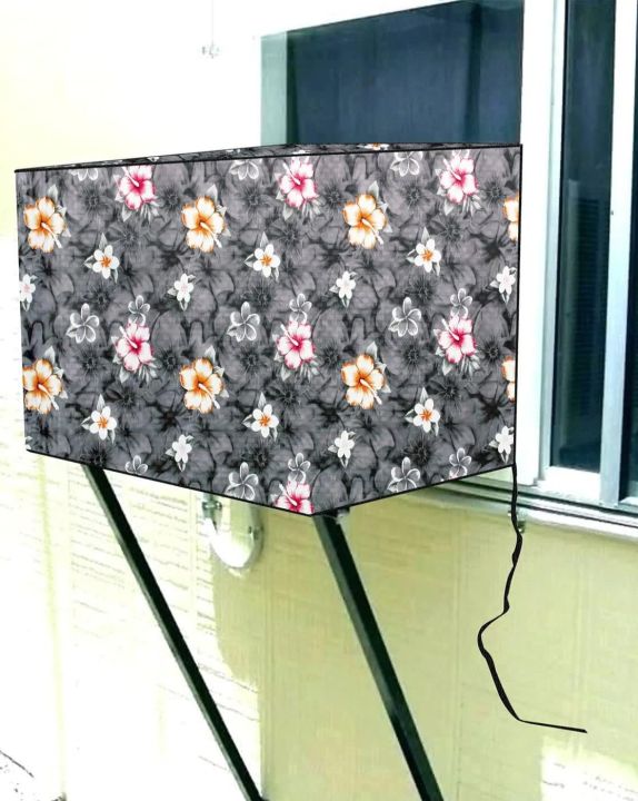 Window Ac Cover for 1.5 Ton Capacity AC Attractive Digital Prints/Waterproof & Dustproof/All Weather Window Ac Cover RANDOM DESIGN