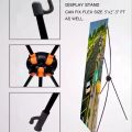 Panda X stand banner Flex Standee - Display Stand 2x5 feet for Marketing Promotions - Flex Standee - X Display Stand without PanaFlex. 