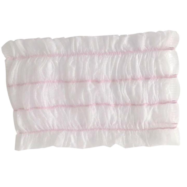 100PCS Disposable Stretch Non Woven Headband Women Girls SPA Salon Makeup Hotel Wide Hairband Travel Portable Turban