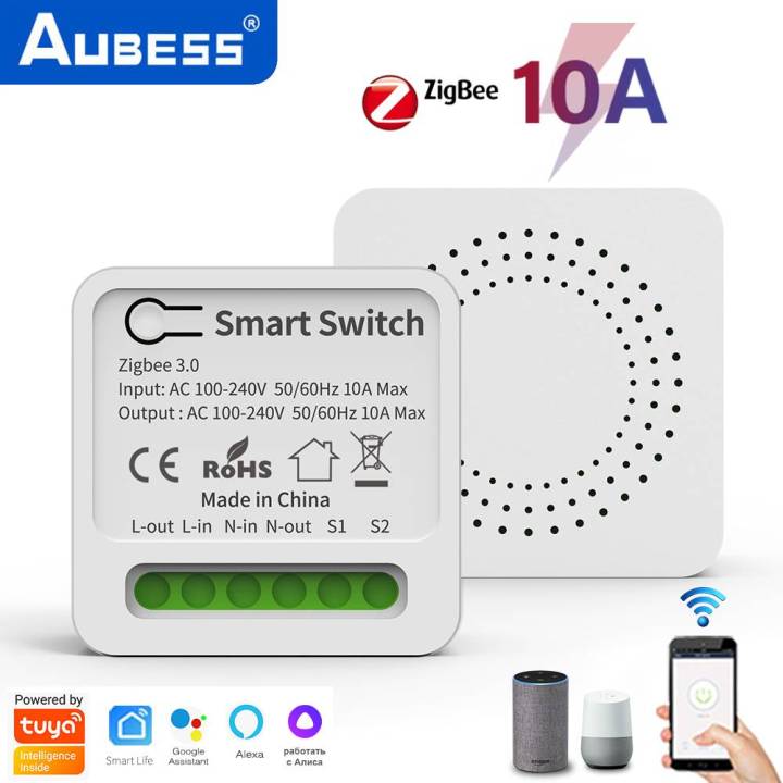 Aubess%20Tuya%20WiFi/ZigBee%20MINI%20Smart%20Switch%2016A%20/10A%20Support%202-way%20control%20Timer%20Wireless%20Switches%20Smart%20Home%20Automation%20Compatible%20with%20Tuya%20Alexa%20Google%20Home%20Yandex%20Alice%20-%20Image%202