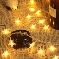 Star led string fairy light 10/20/30 star string led light Room House Party decoration star light. 