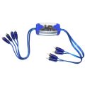 4-Channel Rca Audio Noise Filter Suppressor Ground Loop Isolator Car Stereo 50W. 
