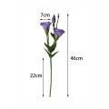 Real Touch Artificial Lisianthus Flowers Lifelike Bridal Bouquet Eustoma Flower Party Supplies Elegant Artificial Bouquet. 