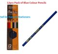 Pack of 12pcs Blue Colour Pencils Color Pencil. 