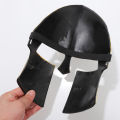 Adult Plastic Spartan Knight Helmet Sparta Mask Ancient Greek Roman Warrior Mask Halloween Cosplay Costume Performance Prop. 