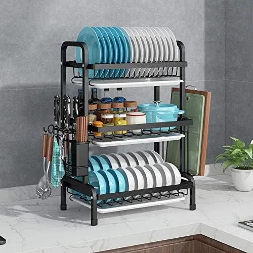Dish%20Drying%20Rack%20with%20Draining%20Board,%20Rustproof%20Kitchen%20Storage%20Organizer,%20Multi-Functional%20Sink%20Side%20Dish%20Rack,%20Compact%20Kitchen%20Dish%20Rack%20Drainboard%20Set%20Large%20Rust-Proof%20Dish%20Drainer%20with%20Utensil%20Holder%20-%20Image%202