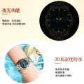 POEDAGAR Women's Stainless Steel Quartz Watch with Diamond Dial, Calendar, and 30M Water Resistance Watches for Girl. 