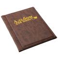 250 Pockets 10 Pages World Coin Storage Folder Album Money Collecting Holder Book Brown. 