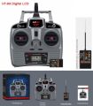 HOTRC 2.4G HT-6A remote control 6-channel transmitter receiver aircraft multi-rotation fixed-wing multi-axis helicopter. 