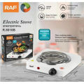 RAF 1000W Electric Stove & Hot Plate – Automatic Single Burner Electric Coil Cooking Heater | Portable & Compact for Traveling | High-Performance Electric Ring Stove for Efficient Kitchen Use | easy to clean. 