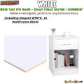 Bed side table,Side table,Furniture ,Decor table,New stylish side table,bed side table 1 drawer & 1 shelf,1 drawer compact wooden bedroom,side table wood,Richya white Nightstand with drawer bedside table,tusy white with drawer bedside,glowoodecore,table,. 