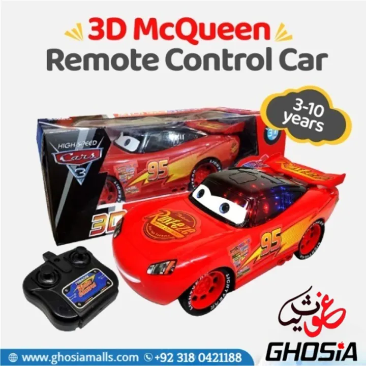3D%20McQueen%20Multifunction%20Remote%20Control%20Car%20With%20Multicolor%20Dazzling%20Lights-6356%20-%20Image%202