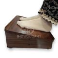 Footrest for Office & Home Under Desk Wooden Foot Rest Foot stool. 