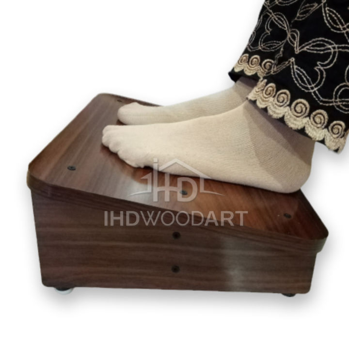 Footrest for Office & Home Under Desk Wooden Foot Rest Foot stool