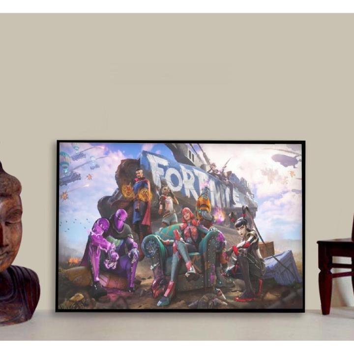 Fortnite Frame for Gamers Boys and Girls Digital Printed