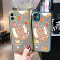 JIUMOO For Asus Zenfone 6 A600CG 2014 Case New Design Cartoon Sleep Bear Phone Cases Thin Frosted Transparent Hard Pattern Silicone Casing Full Cover Camera Protection Shockproof Softcase. 