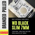 Western Digital 500GB SATA III 2.5 Inch WD Black ( Pulled ). 