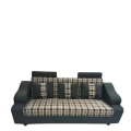 Sofa Combed Aram Design  3 Seater Stylish Dholki with Dutble ARM Black Check  & Colour Can be Customised {{ Special offer } Available. 
