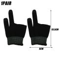 1 Pair - Two Finger Gaming Gloves Breathable Anti-Sweat Compatible For Pubg , Free Fire Touch Screen Fingertips - Full Hand Pubg Gloves Pair Triggers Fire Button Anti-Sweat Breathable Thumb Gloves Sleeve With Extra Grip for Gaming And Daily Use. 