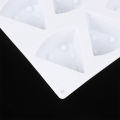 8Cavity Cheese Shaped Silicone Mould DIY Pastry Tools Cake Mold For Baking Non-stick Kitchen Bakeware Dessert Mousse Mould Huiye. 