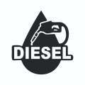 Funny Diesel Car Stickers - Creative Vinyl Fuel Tank Sticker for Cars, Truck and SUV" Diesel Car Accessories Car Fuel Tank Vinyl Stickers. 
