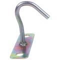 3X Fan Fixture Metal J Shaped Ceiling Mount Hook Hanger 80mm Height. 