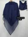 3 LAYER HIJAB SET 2 PEC SET 3 LYER KHIMAR WITH NIKAB. 