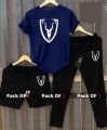 Markhor 3 piece track suit T-Shirts Trousers Shorts Summer Tracksuits for Men and Boys. 