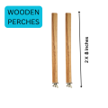 Kolachipets 8 in 1 Bird Cage Accessories Bundle | Parrot Toys, Bird Toys, Parrot Swing, Bird Swing, Parrot Ladder, Bird Ladder, Budgie Toys, Lovebird Toys, Cockatiel Toys, Parrot Chew Toy, Bird Climbing Toy, Parrot Wooden Toys, Bird Playground for Cage. 
