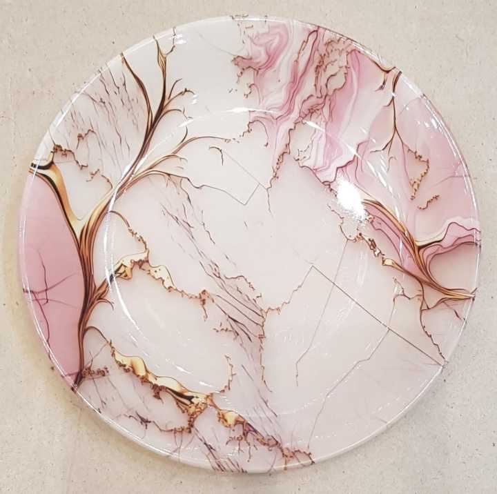 Melamine deep quater plate double glazed