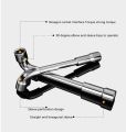 Metric L Shaped Angled Hex Socket Wrench, Double-Head Elbow Hex Wrench for Mechanic Repair Tool 1Pc, All Sizes Available(6-19mm). 