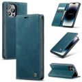For iPhone 14 Pro CaseMe-013 Multifunctional Retro Frosted Leather Phone Case. 