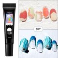 5D Pudding Nail Gel Tube Candy Emboss Painting Solid Gel Polish Translucent Gummy Jelly Gum INS Korean-Style DIY Nail Art Decor. 