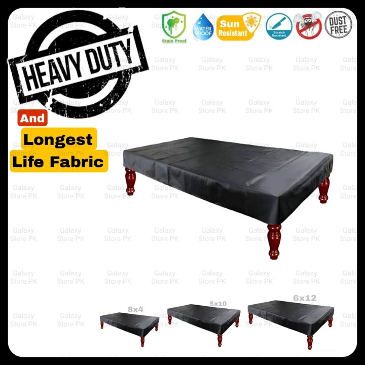 Scratch Proof Pool Table Heavy Duty Table Protector Cover – Durable, Waterproof, and Scratch ...