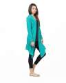 Xeesh Collection Sea Green Viscose Long Shrug For Women Xe-74. 
