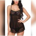 Sexy Short Nighty For Girls Floral Lace lingerie sleepwear for Women. 