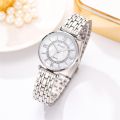 LooKeo mall Fashionable New design Stainless Steel strap Casual wrist Watches Elegant Female Bracelet Watches For Girls Luxury Stylish Watch. 
