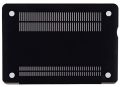 Hardshell Case Cover For Apple Macbook Air 13 Inch A1369 A1466 - Black & Transparent. 