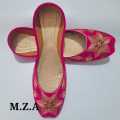 Khussa For Girls,Women | Dark pink/megenta Ladies Khussa | new Design | Handmade A6. 