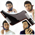 Men darhi Ka Khat Beard Shaper Beard Comb Shaping Tool Goatee Styling Template Combs Transparent for Hair Trim Beards Double Side Beard Shaping Beard Shaper PLUS Comb For Line Up and Men Bread Comb. 