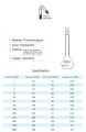 Glass Volumetric Flask Transparent  Flask With Plug 1mL/2mL/ 5mL/ 10mL/ 20mL/25mL/ 50mL/ 100mL /250mL/500mL/1000mL. 