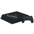 Sony Ps4 pro Wrap fix cutting skin With Your Name  (Not Pouch) 8 Colors. 