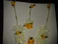 Pack of 1 Yellow Mayon Jewellery Set Special Artificial flowers Beautiful Set Of Necklace And Bali Earrings & Matha Patti Mayoon necklace. 